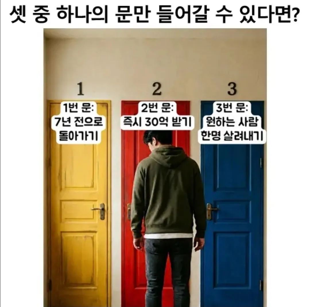 생각보다 3번을 택하는 사람이 많은 선택지