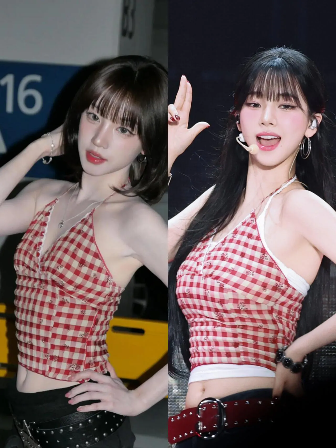 같은 옷 입은 우기와 카리나