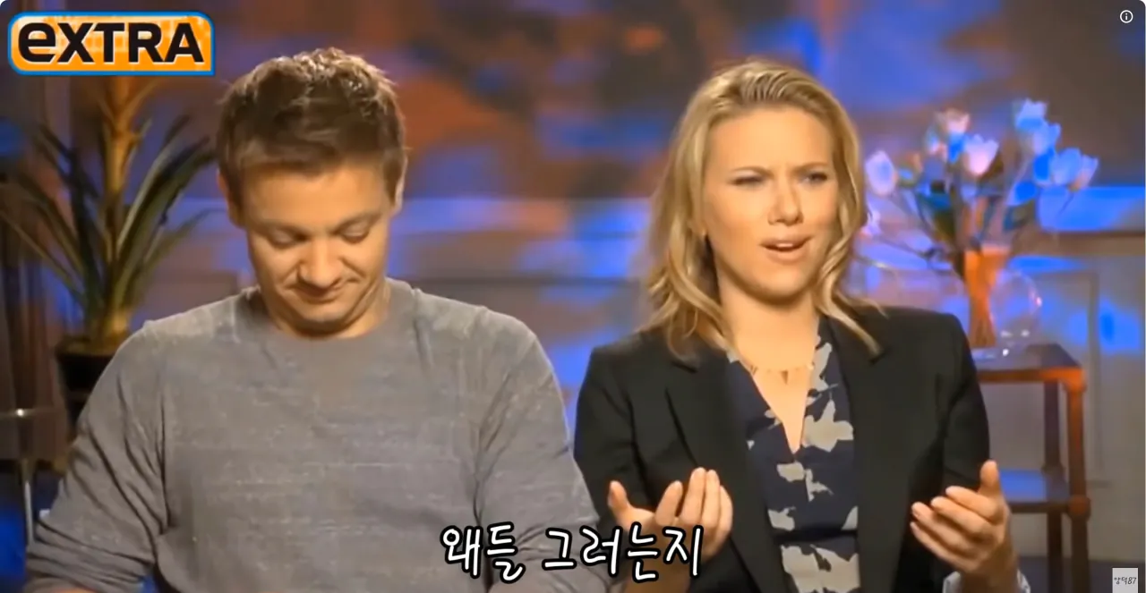 스칼렛 요한슨이 어벤져스시절 받았던 질문들 수준