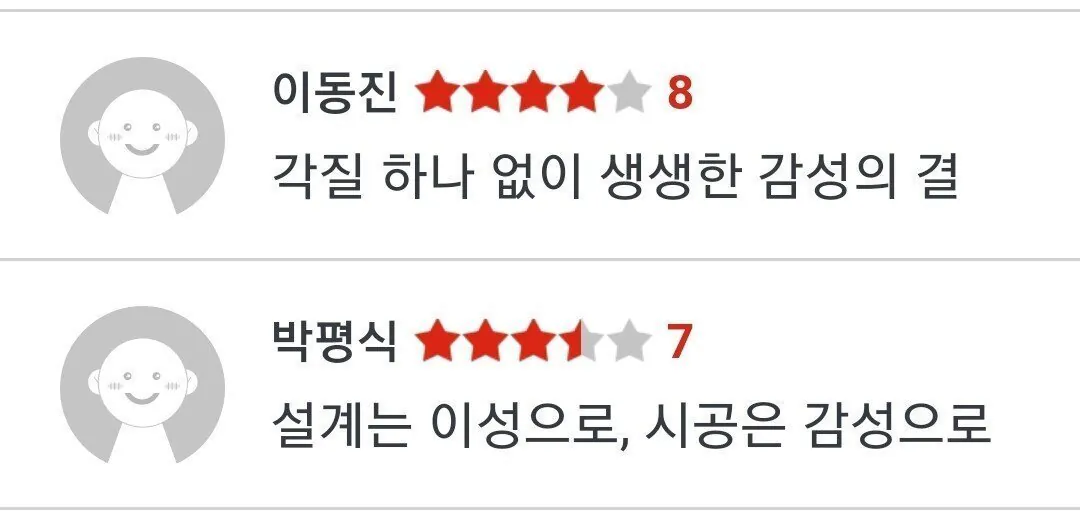박평식 이동진 둘 다 고평점 준 한국 멜로영화