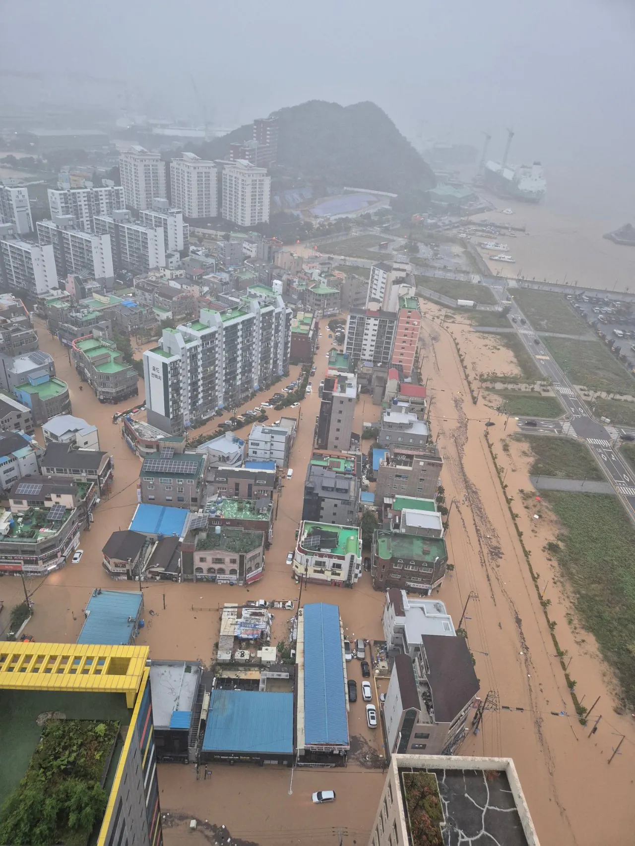 거제 6일 전 상황