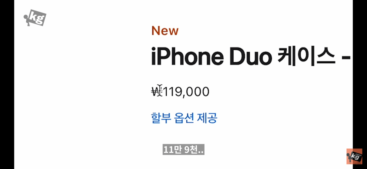 케이스 하나에 20만 원??????