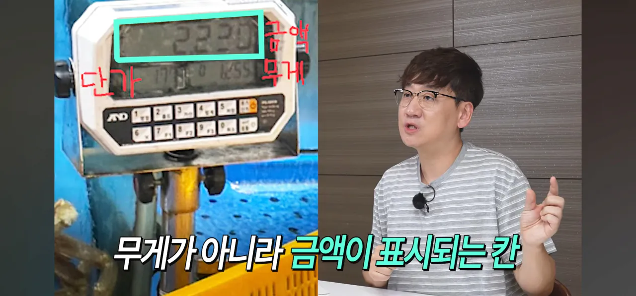 수산시장 저울치기 근황