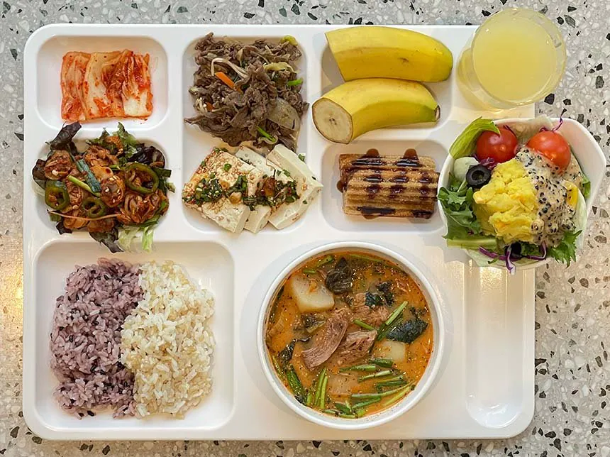 구내식당 최상위권 식단