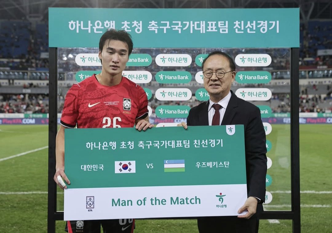 오늘 국대 풀백 조현택이 인스타에 올린 게시물