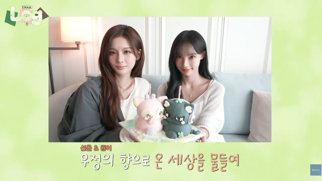 절친과 호캉스 브이로그 찍는 설윤