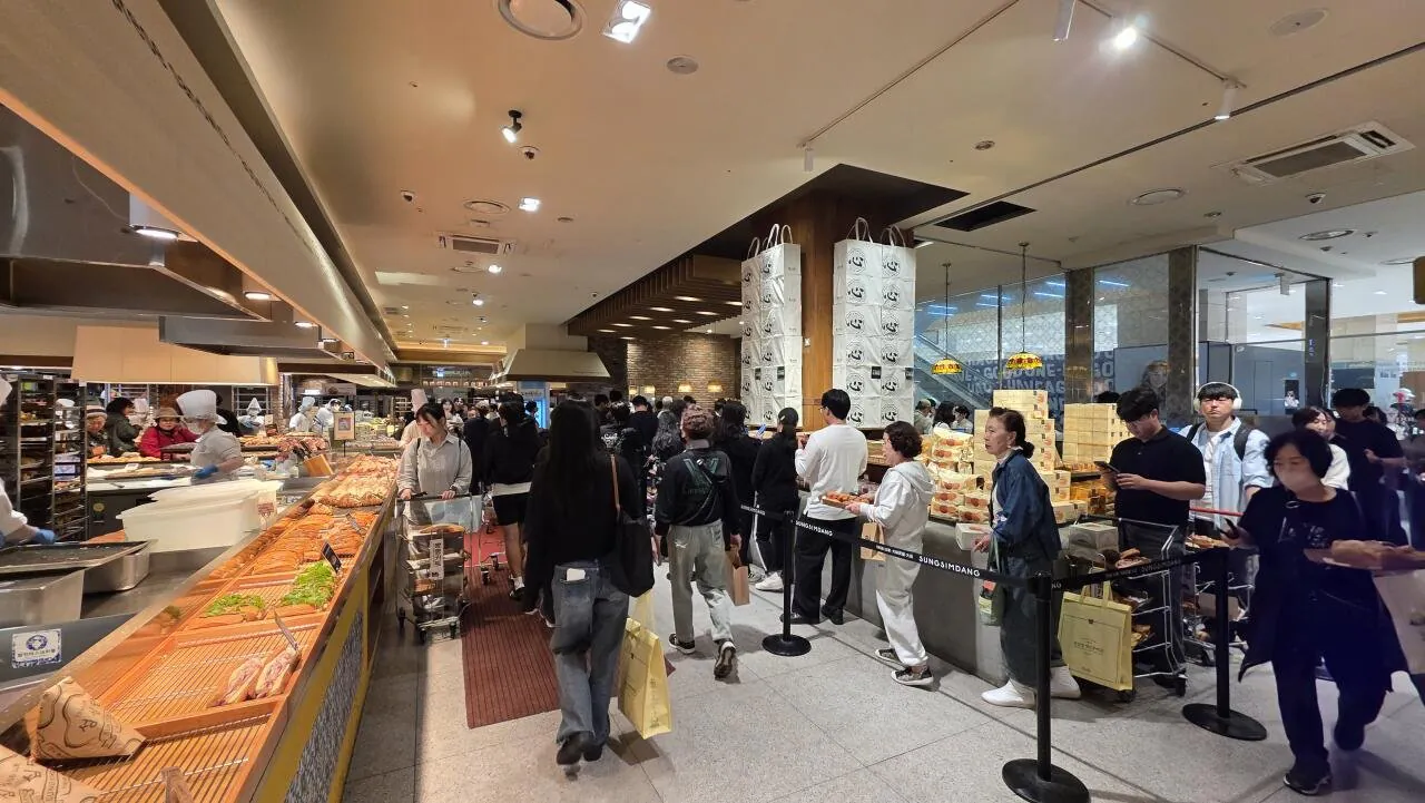성심당 롯데점 빵쇼핑