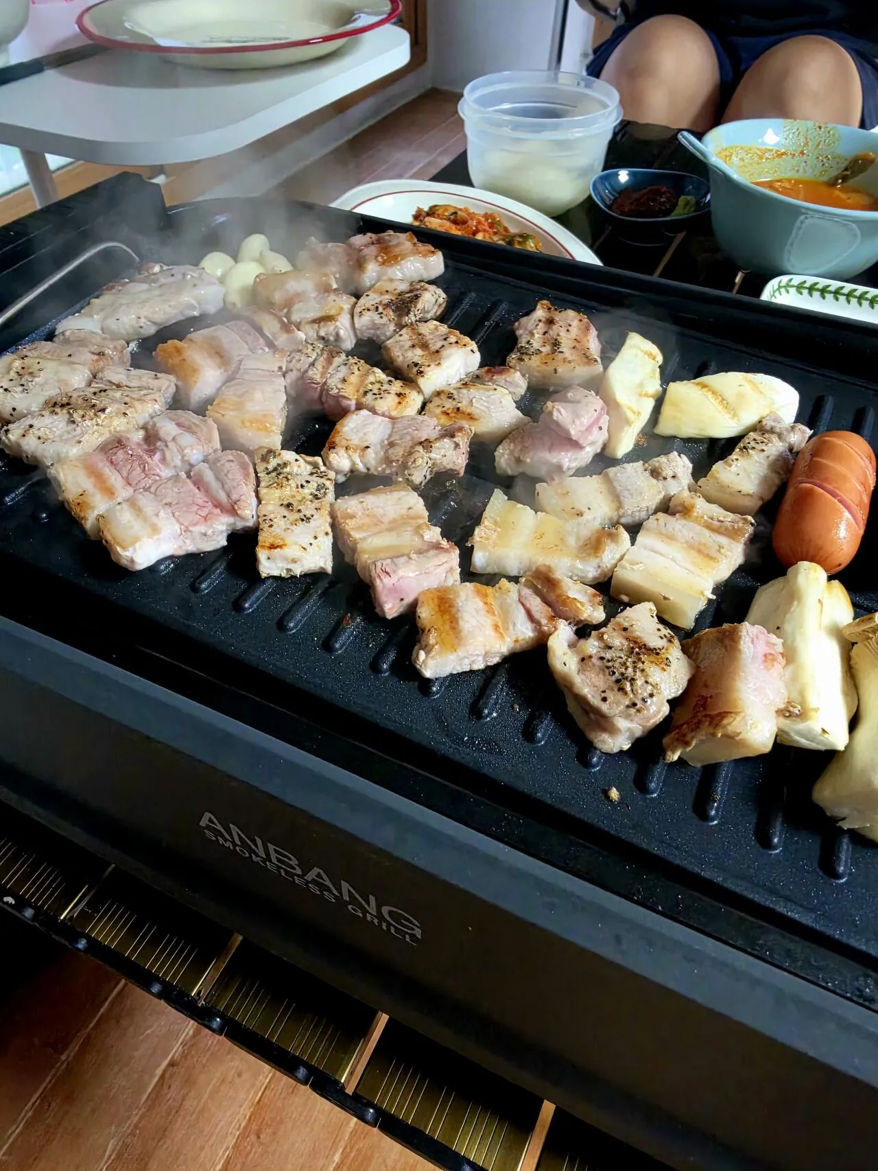 집 베란다 캠핑